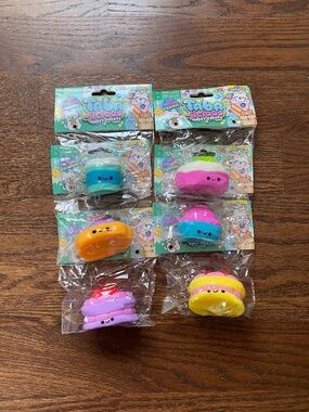 Taba-licious Squishy Toys Lot of 6 Kawaii Dessert Fidget Sensory NEW Sealed